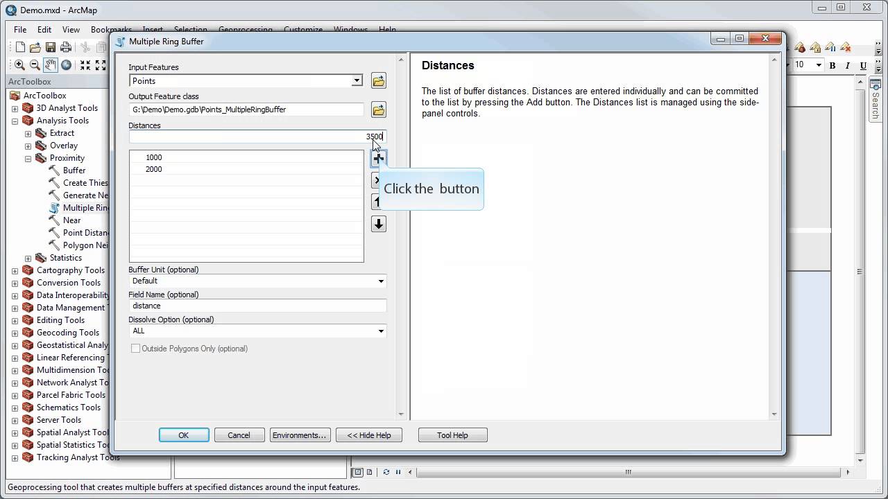 1280x720 Vector Buffers In Arcmap