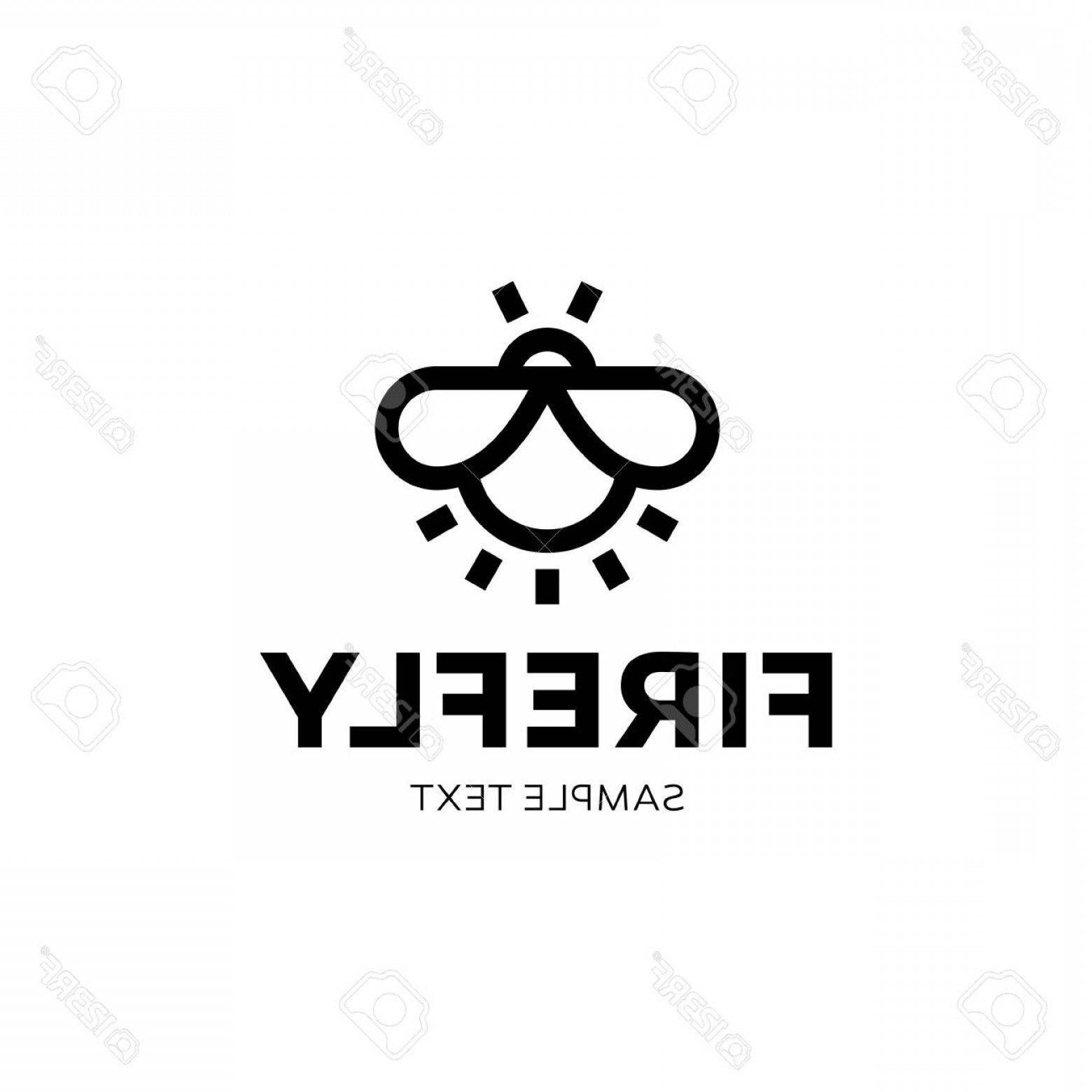 1560x1560 Photostock Vector Firefly Logo Design Template Vector Insect