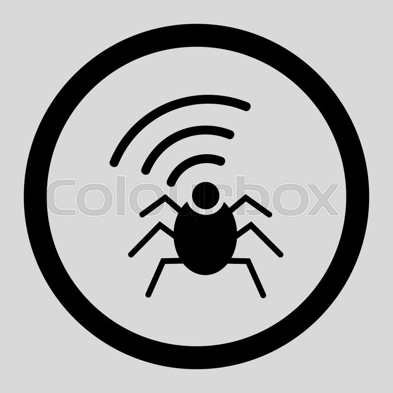 800x800 Radio Spy Bug Vector Icon This Stock Vector Colourbox