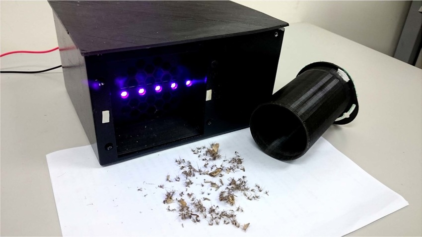 850x479 The Uv Led Bug Zapper Constructed For Experiments Of The Study