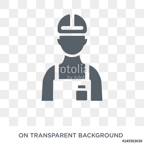 500x500 Builder Brush Icon Trendy Flat Vector Builder Brush Icon