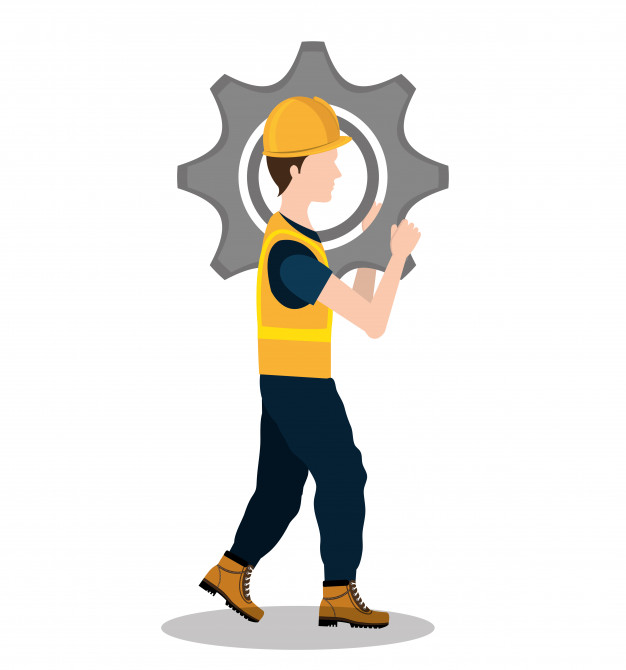 626x670 Builder Constructor Worker Icon Vector Premium Download