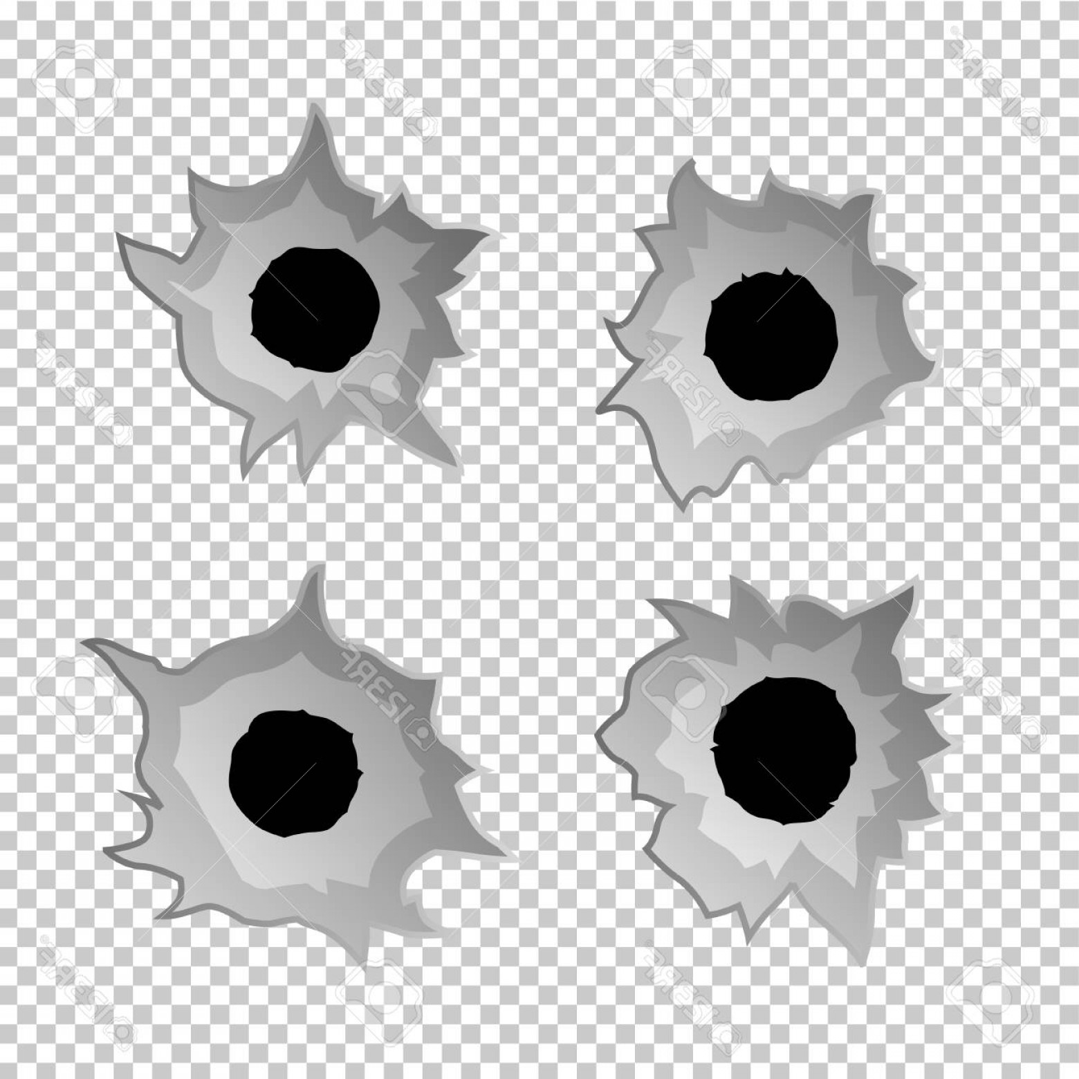 Vector Bullet Holes at Vectorified.com | Collection of Vector Bullet ...