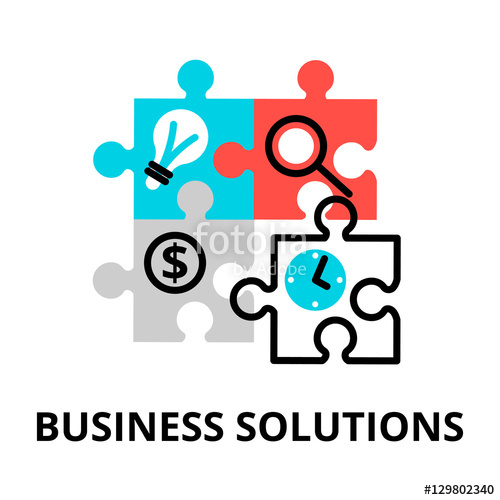 Business Solutions Icon, For Graphic And Web Design Stock Image 500x500 Business Solutions Icon, For Graphic And Web Design Stock Image