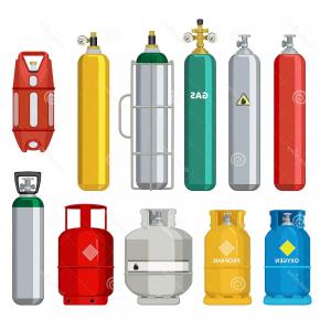 300x300 Orange Butane Gas Cylinder Original Vector Catchsplace