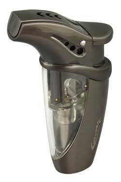 250x375 Vector Kgm Volt Single Flame Butane Lighter In Gunmetal