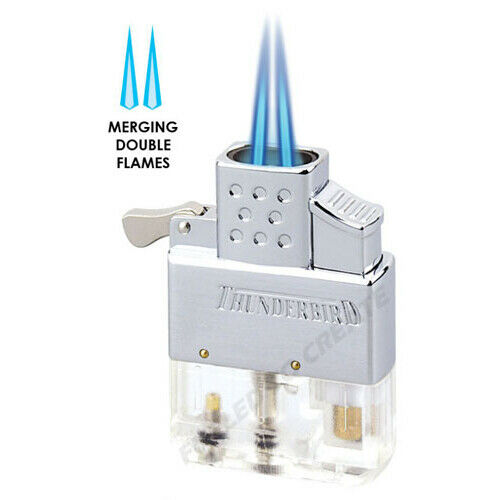 500x500 Vector Thunderbird Butane Double Blue Torch Clear Lighter Insert
