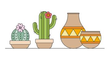 356x200 Cactus Free Vector Art