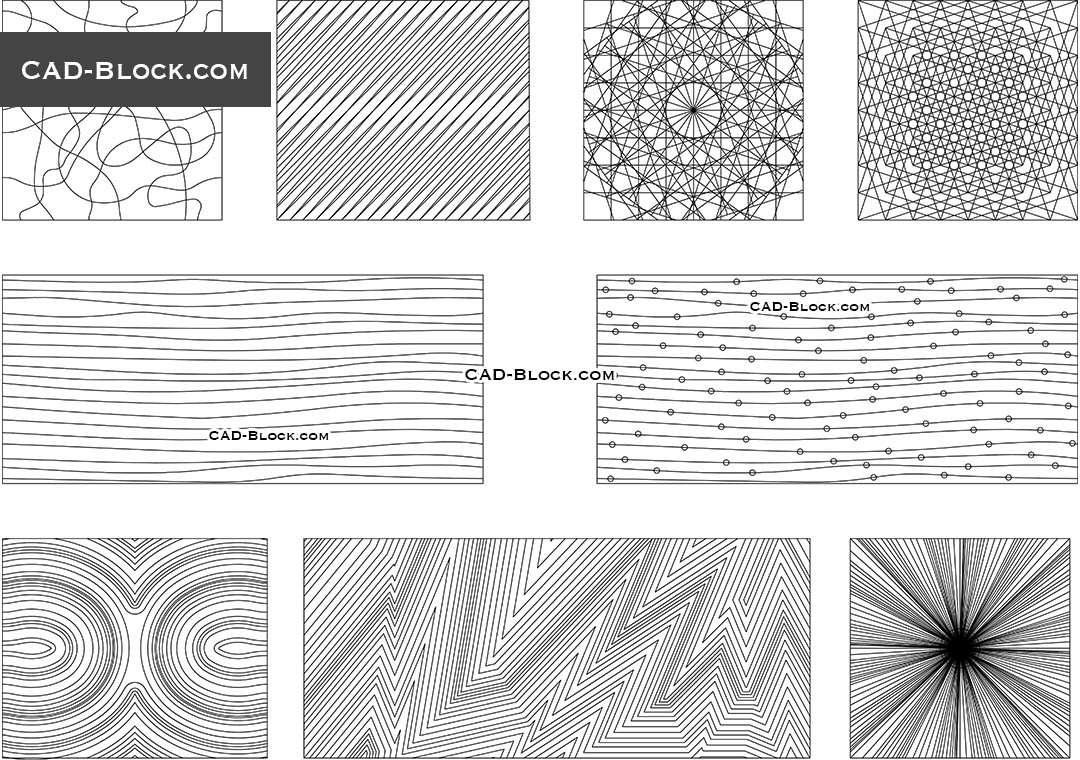 1080x760 Pattern Lines Vector, Free Autocad Download, Dwg Blocks