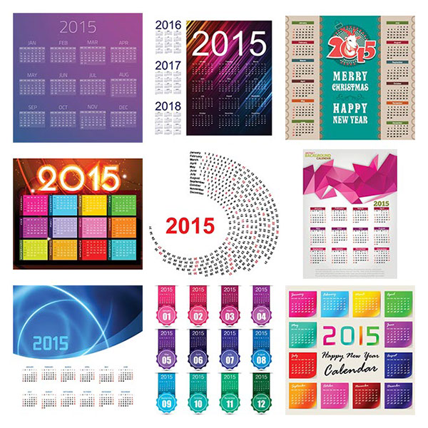 600x600 Best Vector Calendar Template Design On Behance
