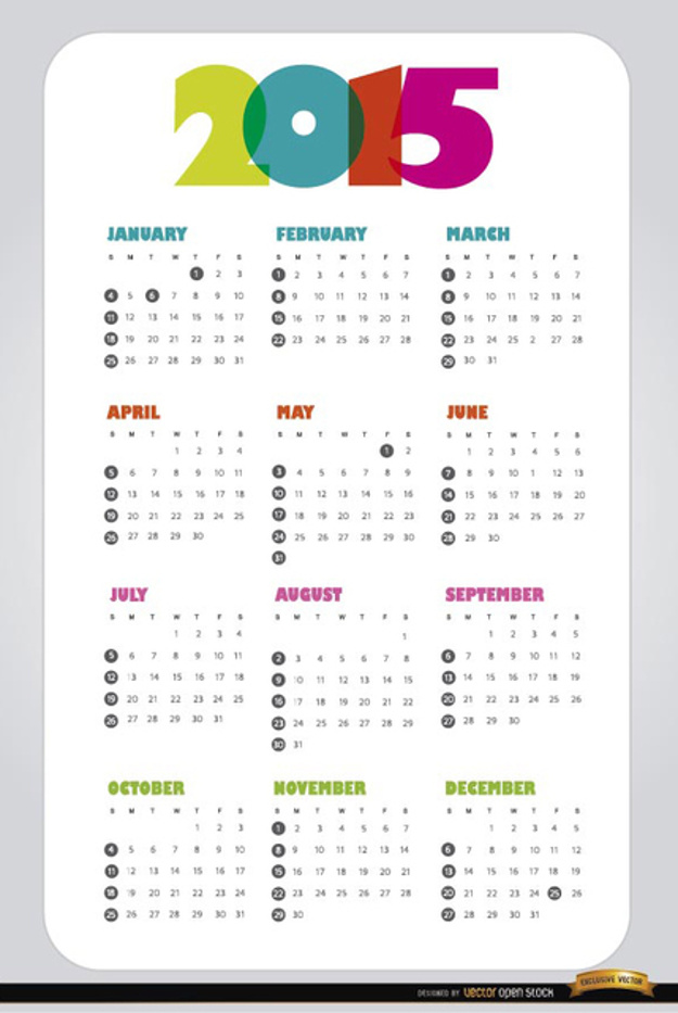 625x933 Calendar Vector Design Template Vector Free Download