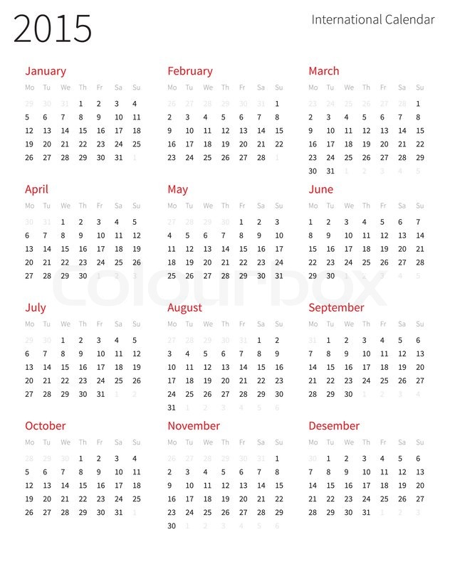 632x800 Vertical Calendar