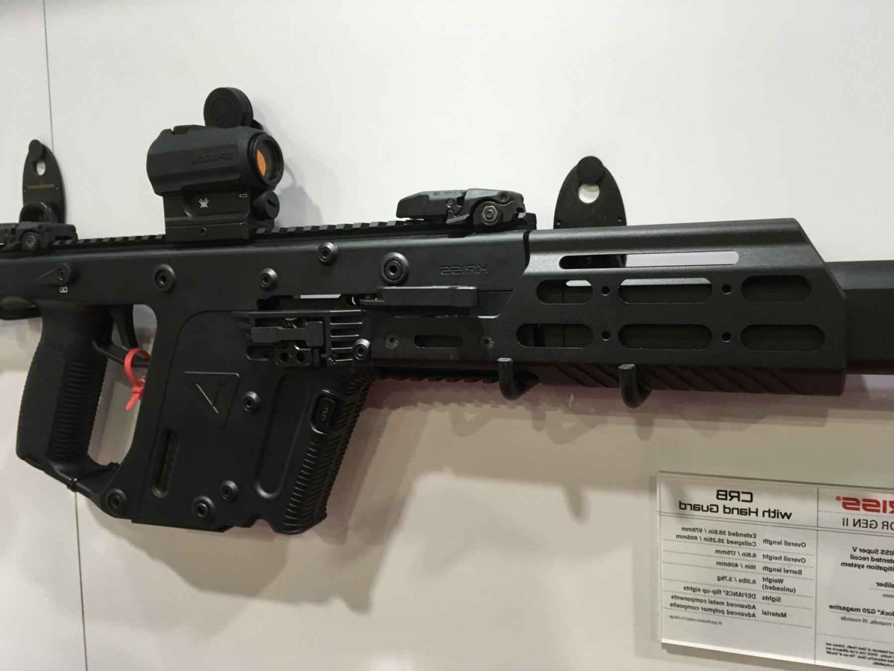 1800x1350 Kriss Vector Extended Handguard Caliber Conversions Nra Soidergi