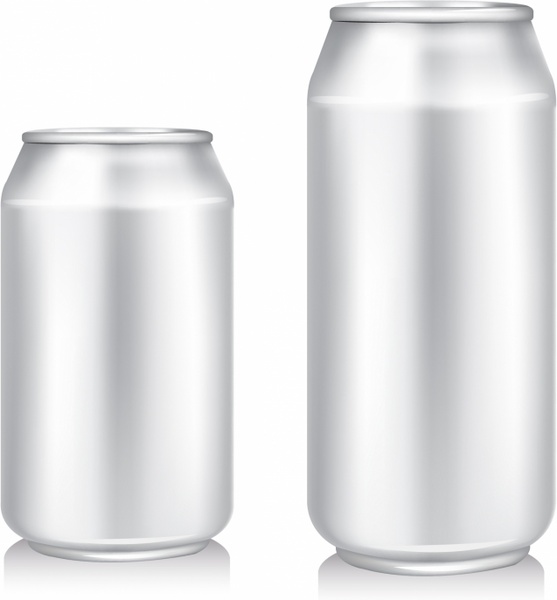 557x600 Blank Beer Can Free Vector In Adobe Illustrator