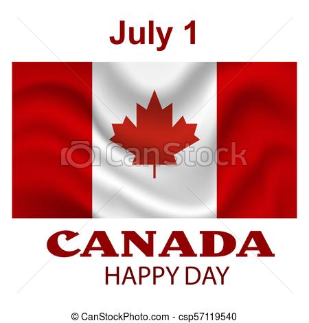 450x470 Canada Flag Background Happy Canada Day Poster Template Stock