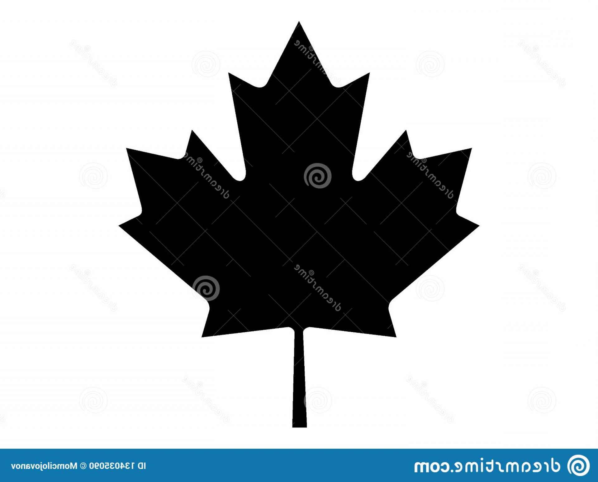 1920x1546 Black White Flag Canada S Maple Leaf Vector Illustration Image
