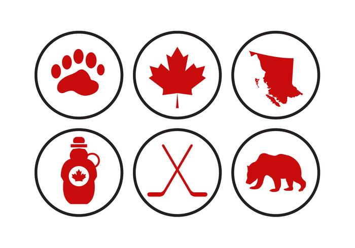 700x490 Canada Icons Vectors