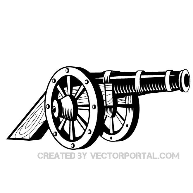 660x660 Cannon Vector Illustration