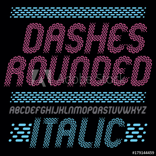 500x500 Set Of Trendy Vector Capital English Alphabet Letters Isolated