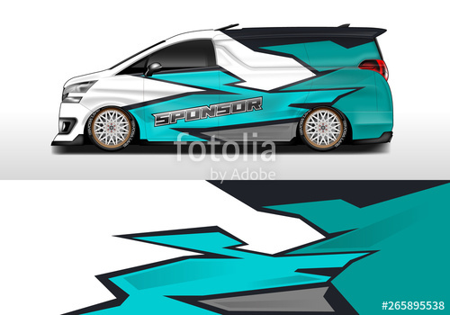 500x350 Car Wrap Company Design Vector Graphic Background Designs