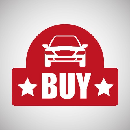 450x450 Car Sale Concept With Icon Design, Vector Illustration