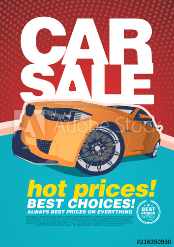 354x500 Vector Car Sale
