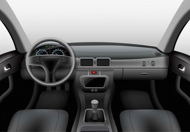 626x436 Car Interior Dark Vector Free Download
