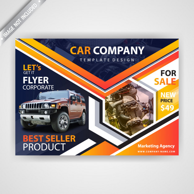 626x626 Car Advertising Flyer Vector Free Download