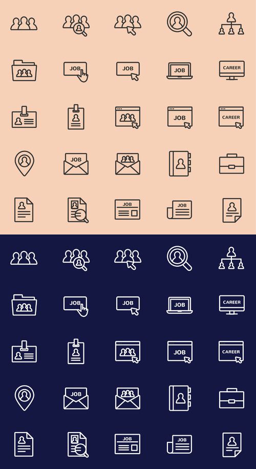 500x916 Jobs And Careers Vector Icons Icons Vector Icons, Career