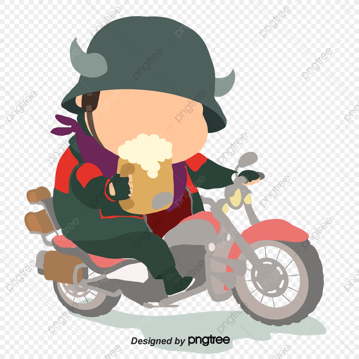 1200x1200 Motorbike Vector Cartoon Characters, Vector, Motorcycle, Cartoon