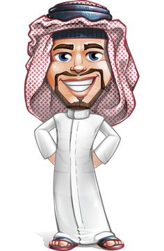 236x362 Best Arab Men And Women Vector Cartoon Characters Images