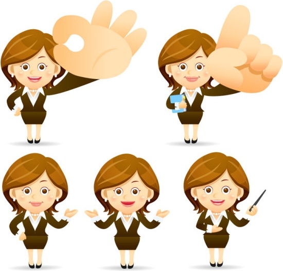 550x528 Cartoon Characters Vector Free Vector In Encapsulated