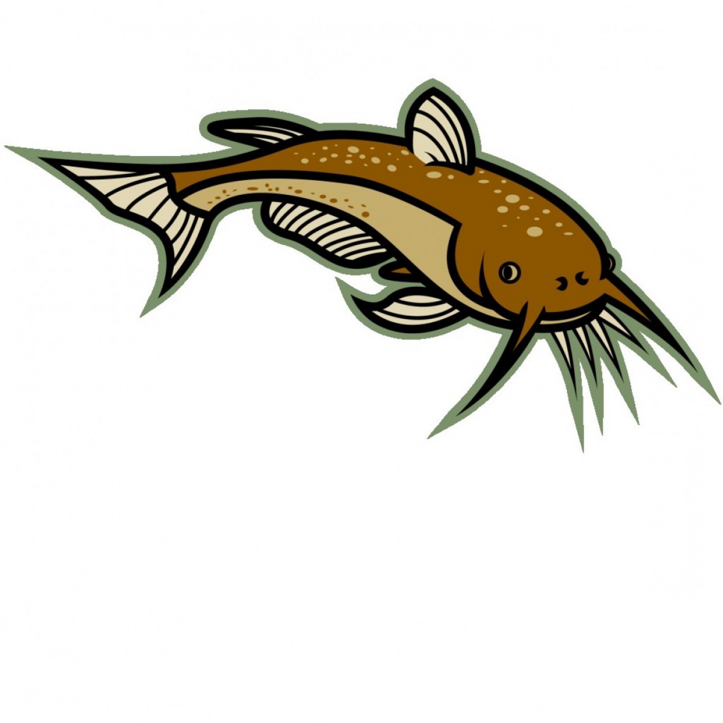 1473x1473 Black American Flag Catfish Vector Catchsplace