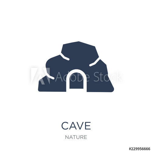 Cave Icon Trendy Flat Vector Cave Icon On White Background 500x500 Cave Icon Trendy Flat Vector Cave Icon On White Background