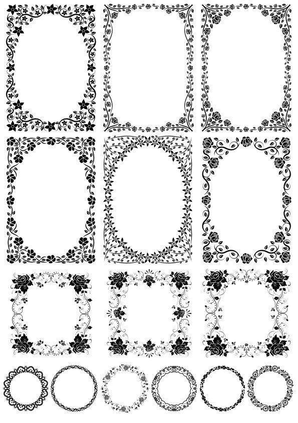 595x842 Free Border Vectors Cdr Download Free Vector Free Download