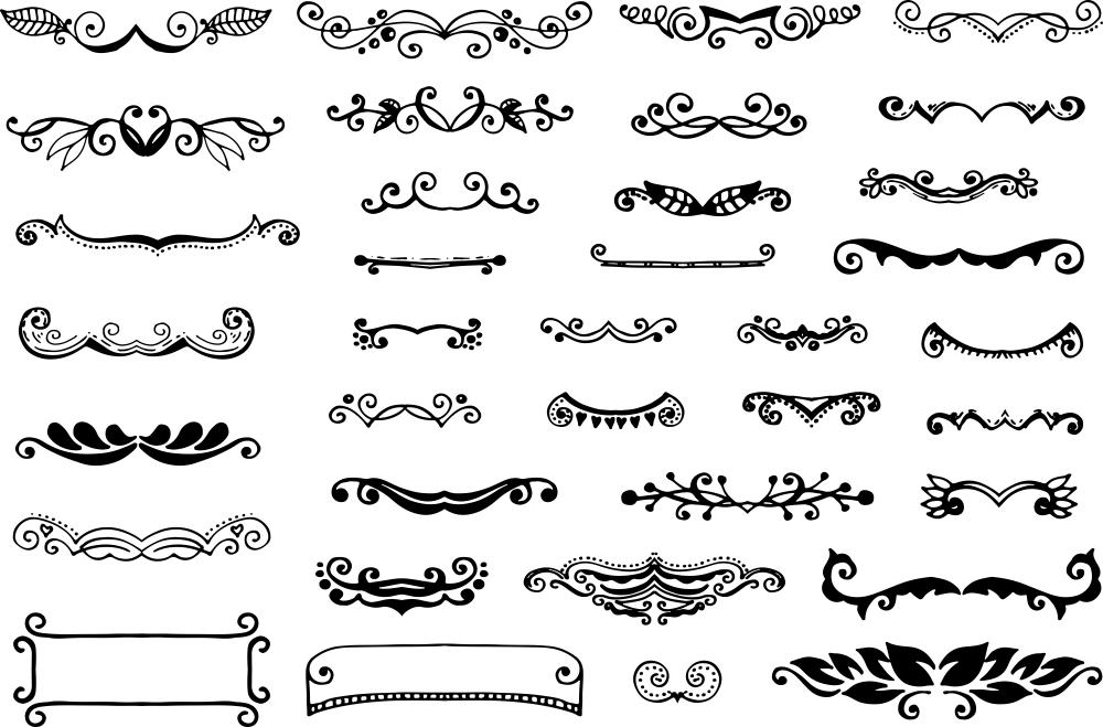 1000x659 Vintage Elements Vectors Free Vector Cdr Free Download Vector