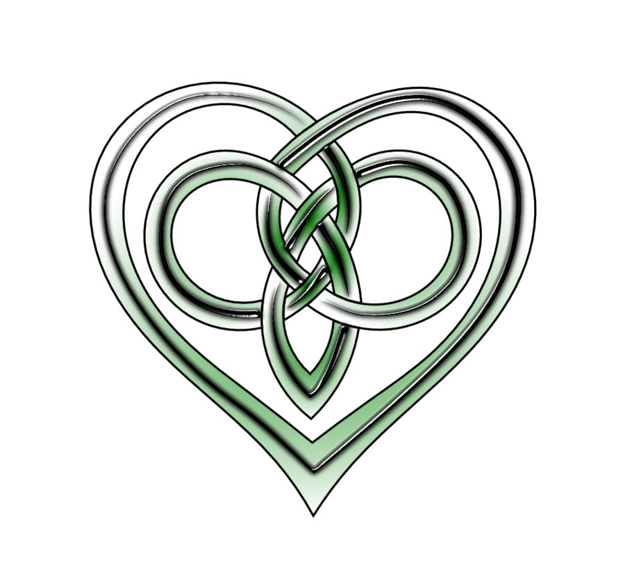 900x818 Vector Celtic Heart