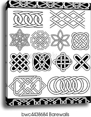 305x390 Vector Celtic Knots, Canvas Print Barewalls Posters Prints