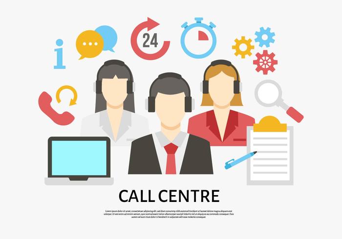 700x490 Free Modern Call Centre Vector