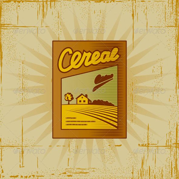 590x590 Retro Cereal Box