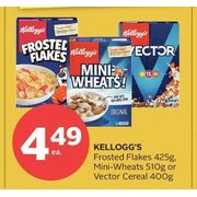 180x180 Rexall Kellogg's Frosted Flakes, Mini Wheats Or Vector Cereal