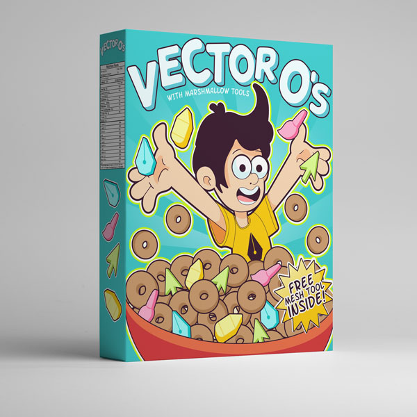 600x600 Design A Vector Themed Cereal Box In Adobe Illustrator