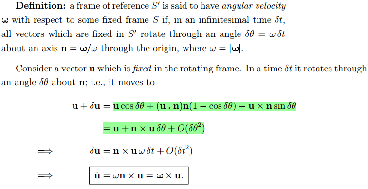 756x389 A Vector In A Rotating Frame Find The Rate Of Change Of This