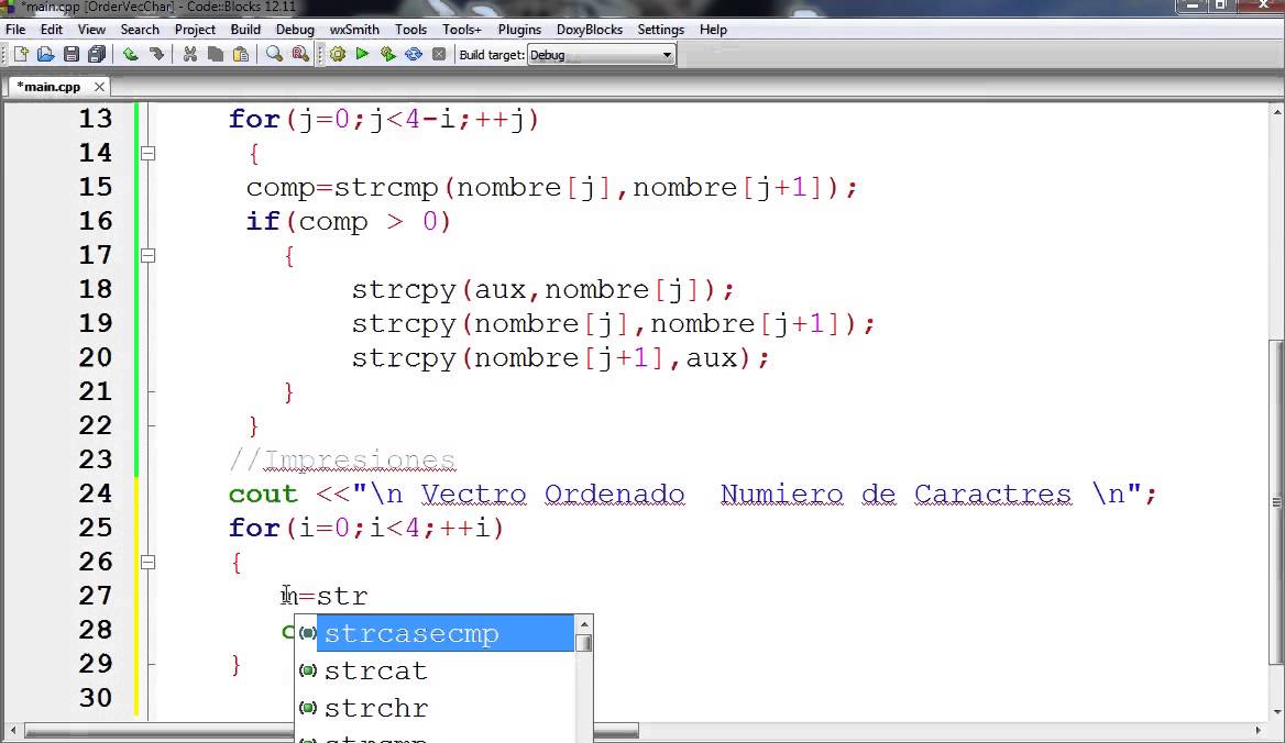 1168x676 Ordenar Un Vector Tipo Char E Indica El Numero De Carcteres Por