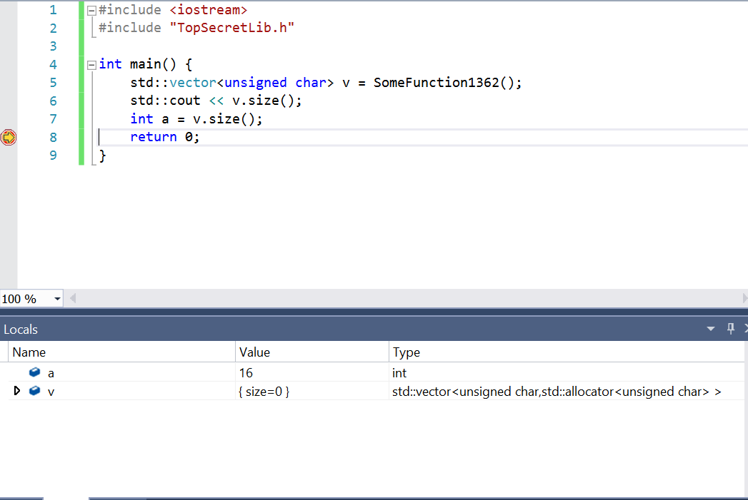 1047x701 Vector Size In Watch Expressions Is Not True