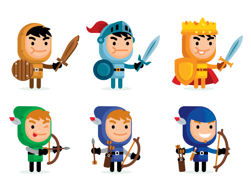 800x600 Fantasy Vector Characters