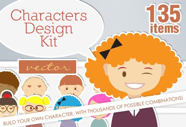 630x430 Build Your Own Characters With Vector Characters Monsters