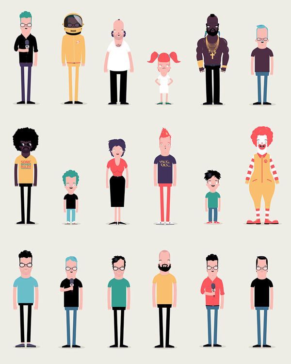 animation characters illustrator download
