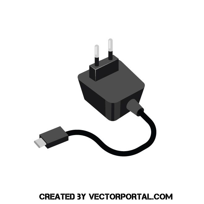 660x660 Charger Vector Image Technology Vector Illustrations Vector