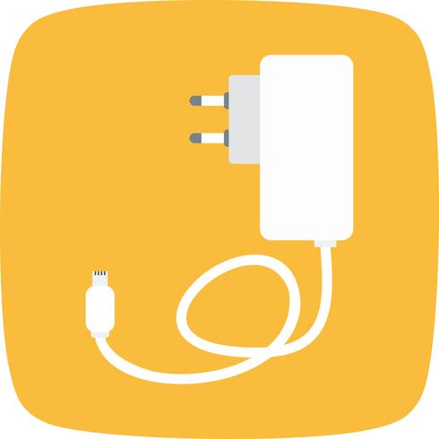490x490 Mobile Charger Vector Icon